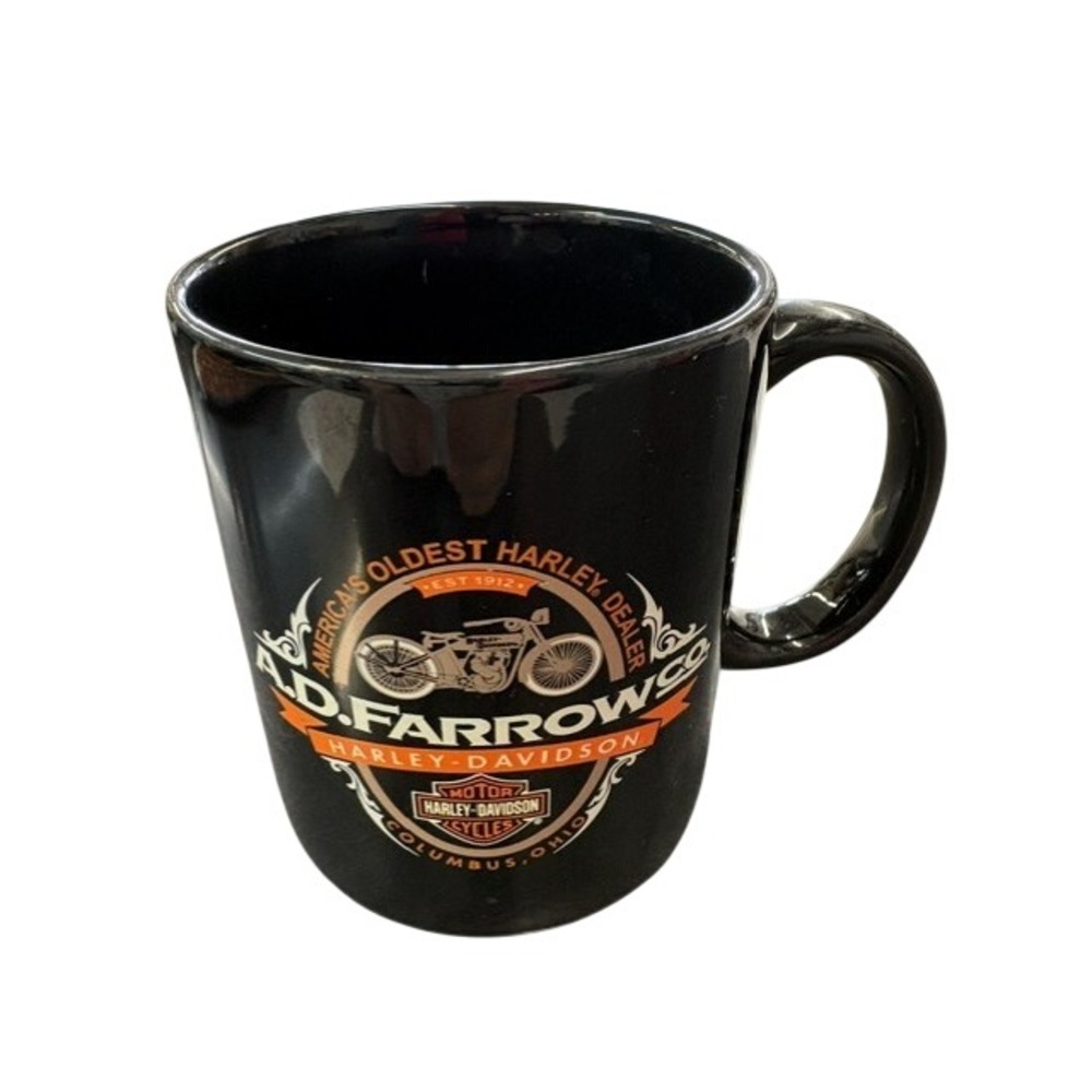 Harley-Davidson AD Farrow Co Columbus Ohio Coffee Mug